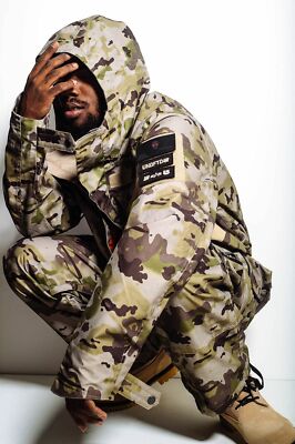 Burton X Alpha Industries X Undefeated Collab M65 Camo Snow Jacket