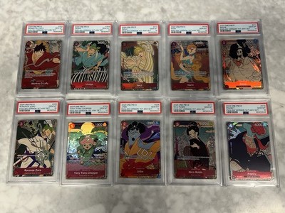 One Piece TCG English Version 1st Year Anniversary Set PSA 10