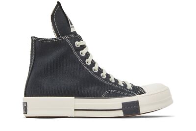 Converse Rick Owens x DRKSHDW DRKSTAR Chuck 70 High 'Black