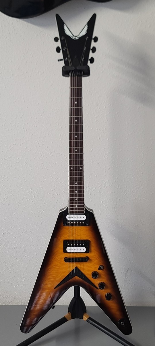 Dean VX Electric Guitar Flying V In Excellent Cond, Dean V Braz