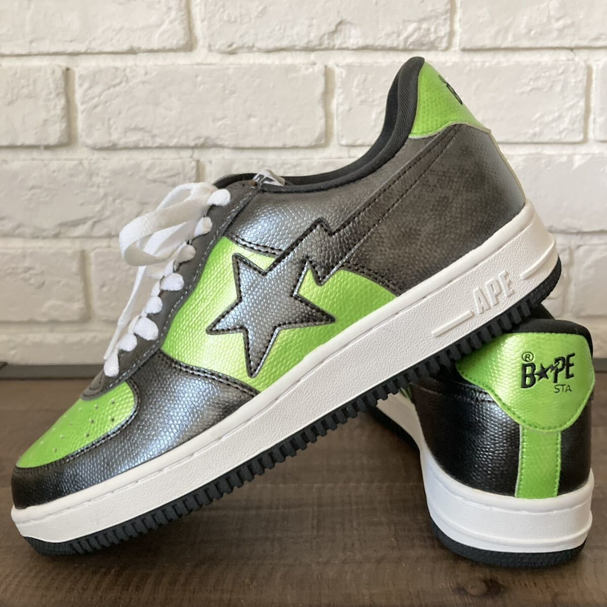 Snakeskin BAPESTA sneakers a bathing ape BAPE STA NIGO US 10 | eBay