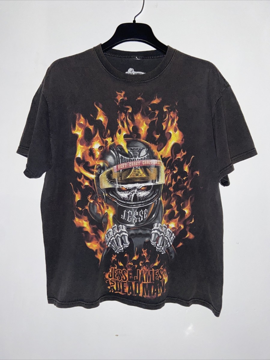 West Coast Choppers Tee L Jesse James is a Dead Man UNI Rare Find