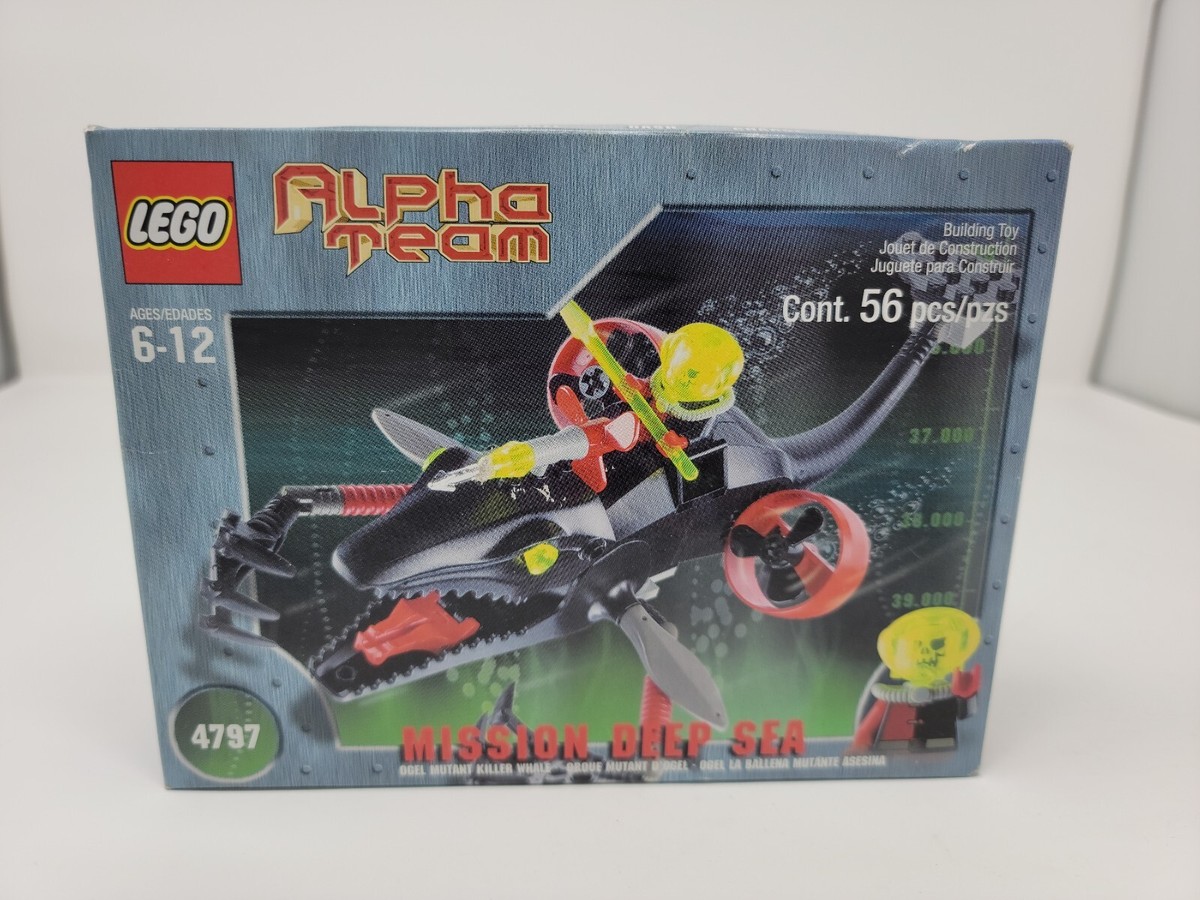 New Factory Sealed LEGO Alpha Team: Ogel Mutant Killer Whale (4797