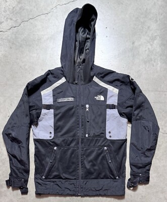 Men's The North Face Steep Tech Black Grey Ski Jacket sz M | eBay