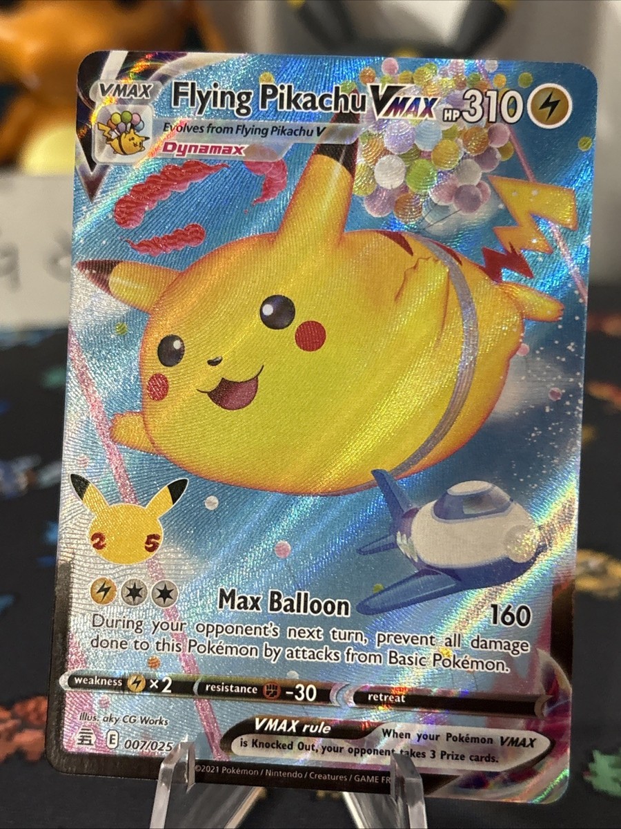 Flying Pikachu VMAX 007/025 Celebrations Holo 25th Anniversary