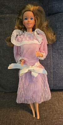 The Heart Family Mom Doll & Pink Dress Vintage Mattel Barbie Toy