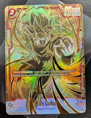 Son Goku FP-006 Tournament Winner Gold Promo Dragon Ball Fusion