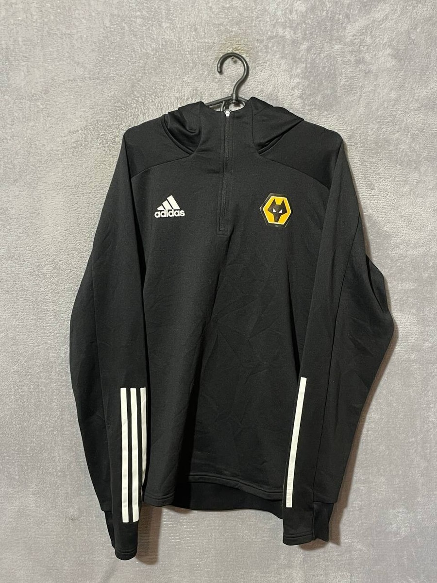 Wolverhampton Wanderers Training Jacket Long Sleeve Black Adidas