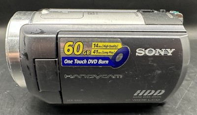 Sony Handycam DCR-SR80 60GB Hard Drive Camcorder With Battery