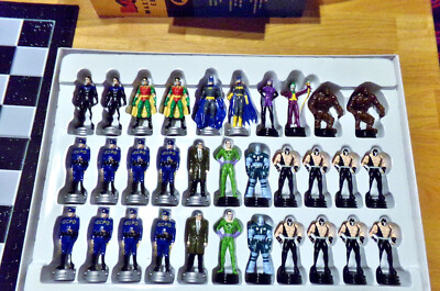 DC Superheroes Schach Complete Batman Chess Set VERY RARE | eBay