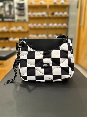 VANS Checkerboard Quilted Hobo Tote Shoulder Bag ✓Expedited | eBay