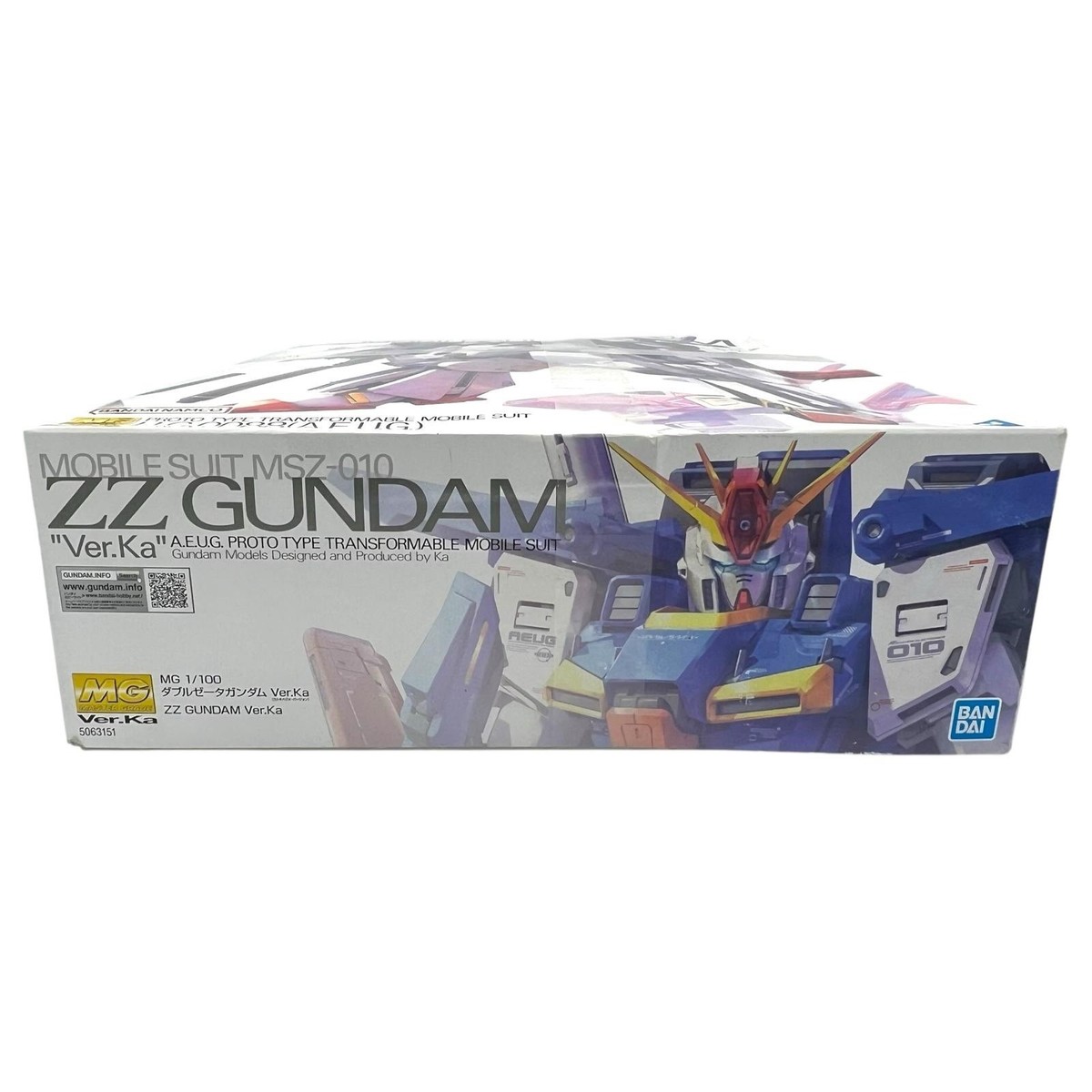 Bandai MG Mobile Suit MSZ-010 ZZ Gundam Ver Ka 1:100 Model Kit
