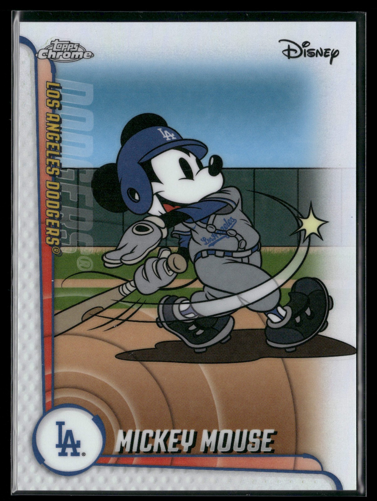 Mickey Mouse (Dodgers) 2025 Topps Chrome Update #MLBA-1 Mickey