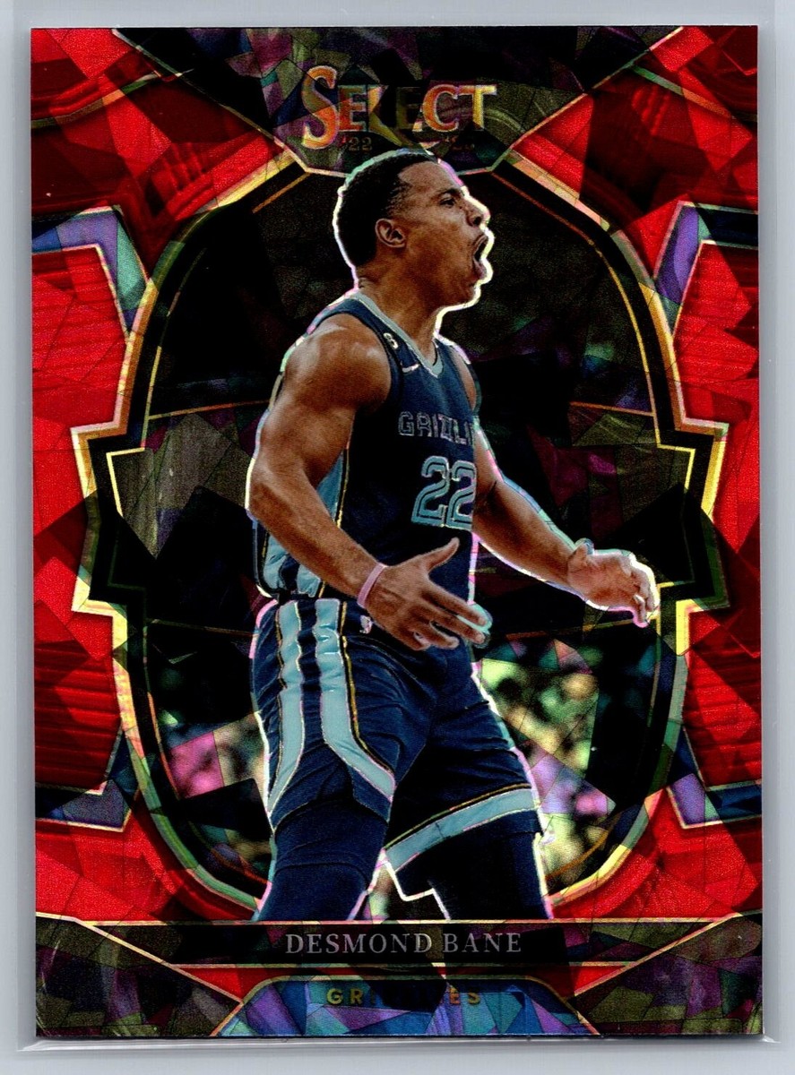 2022-23 Panini Select Desmond Bane Red Cracked Ice Concourse