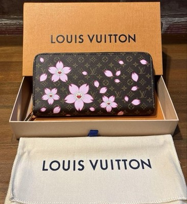 Louis Vuitton Takashi Murakami Zippy Wallet Cherry Blossom Sakura
