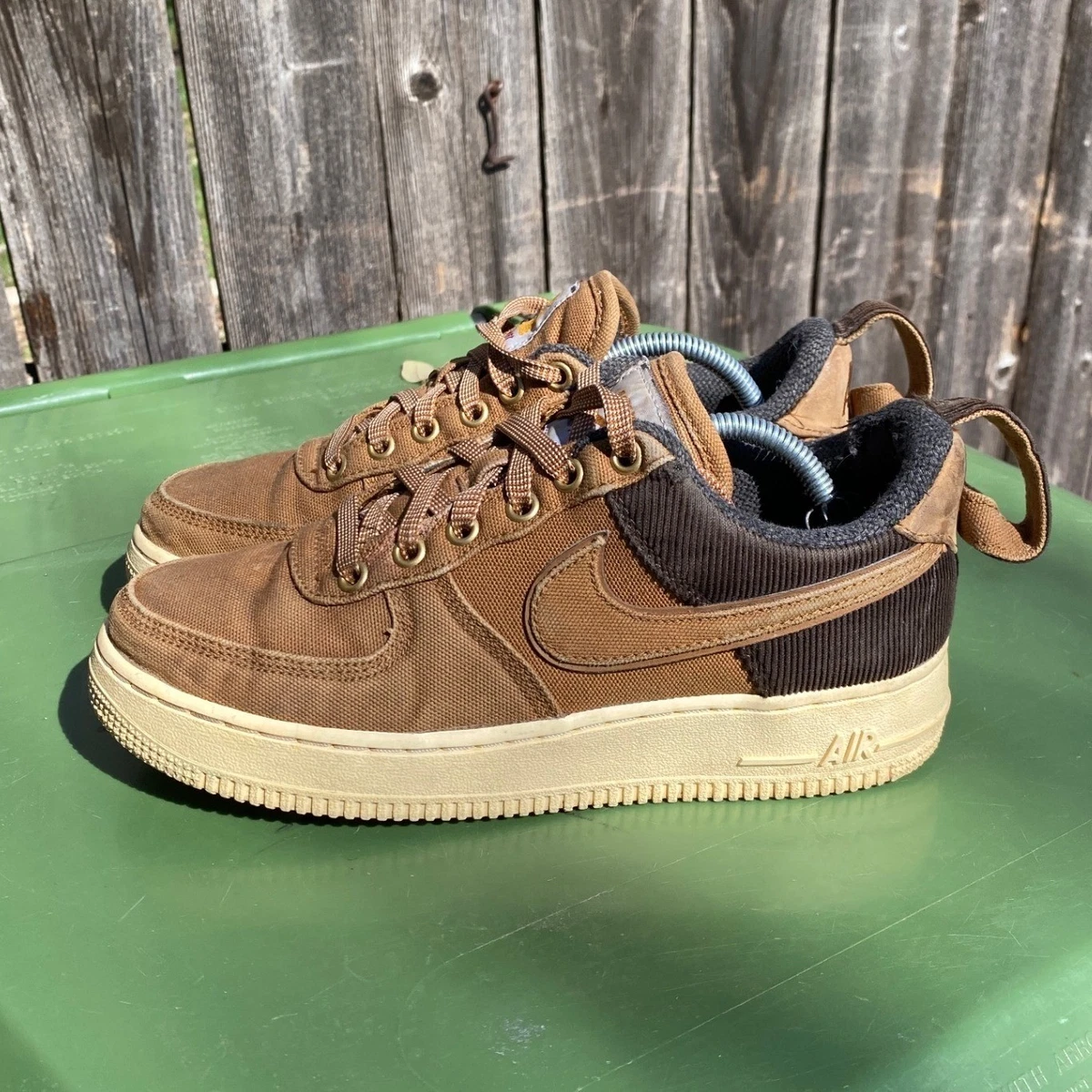 Nike Carhartt WIP x Air Force 1 '07 Premium Ale Brown | eBay