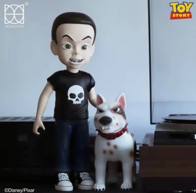 New 30cm /12in HEROCROSS Toy Story Sid And Scud Vinyl Figure Model