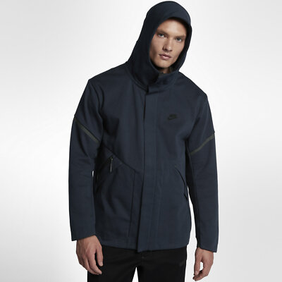 Nike Tech Fleece Repel Windrunner Jacket - SMALL - 867658-451 Navy