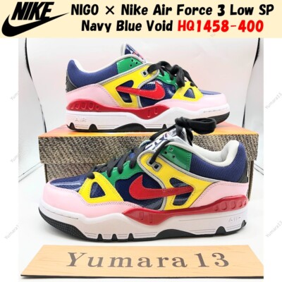 NIGO × Nike Air Force 3 Low SP Navy Blue Void HQ1458-400 US Men's