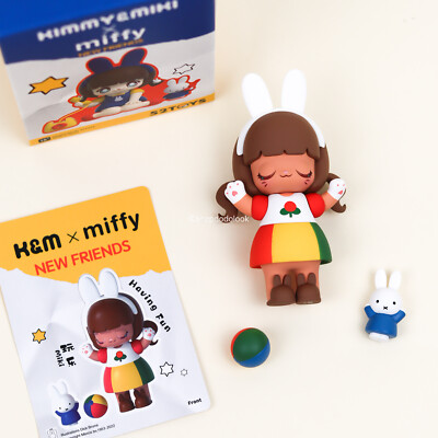 52Toys Dick Bruna Kimmy & Miki x Miffy New Friends Figure Blind
