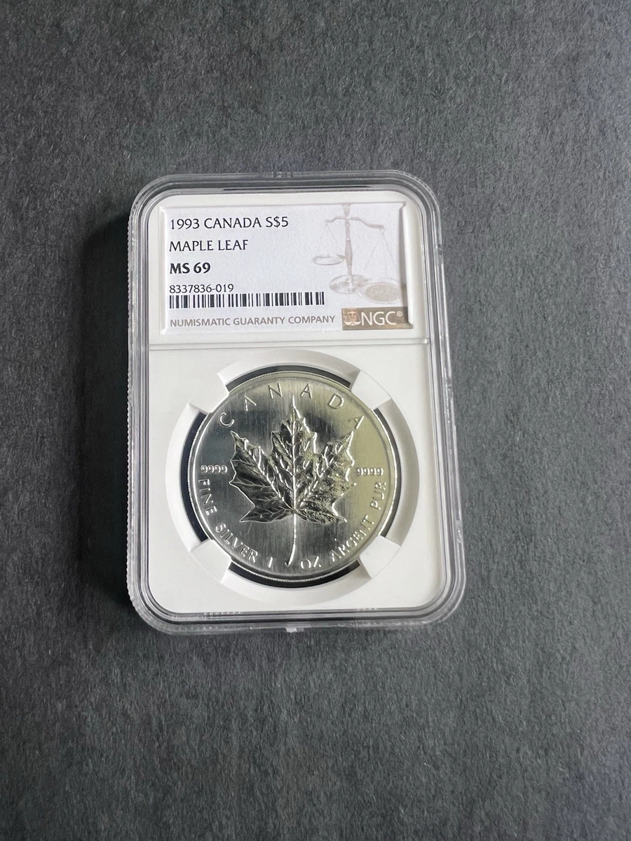 Canadian Maple Leaf NGC Grade MS 69 1 oz Precious Metal Content