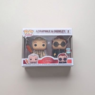 Funko Pop! Vinyl: Aziraphel & Crowley - 2 Pack for sale online | eBay