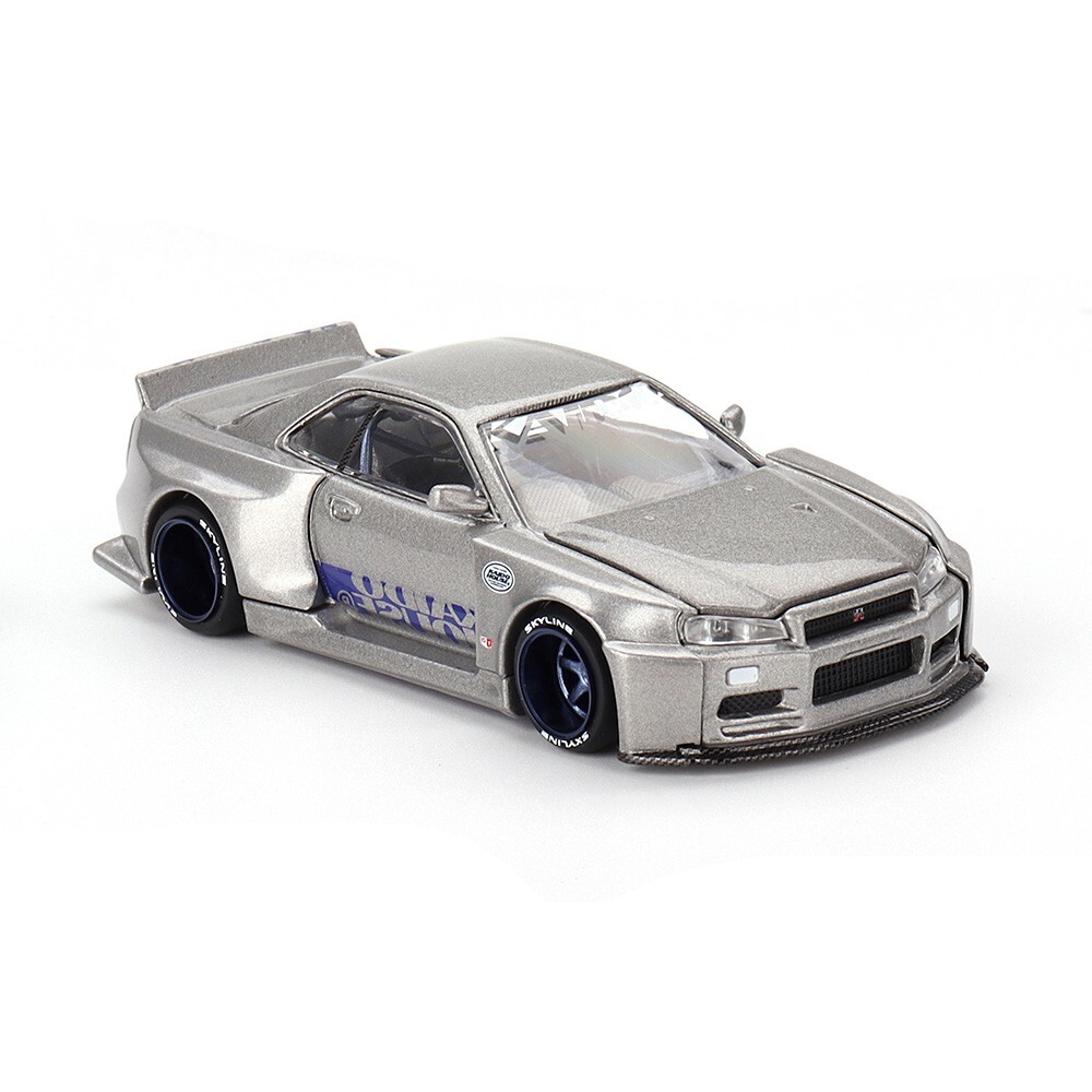 Kaido House 1:64 Nissan Skyline GT-R (R34) Kaido Works Shinjuku V1