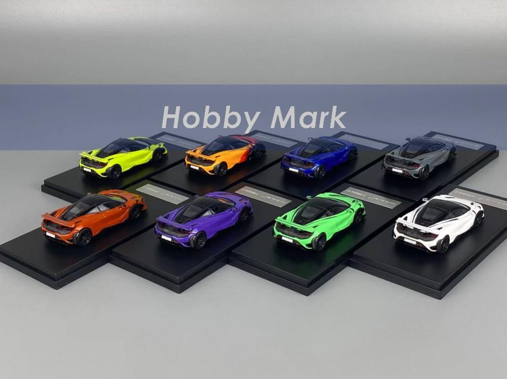 LCD models 1:64 Mclaren 765lt Diecast Super Car Model Gift Toys