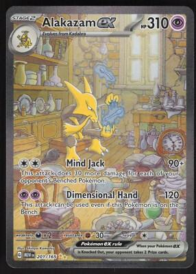 Alakazam ex SIR NM 201/165 Scarlet & Violet 151 Pokemon Card | eBay