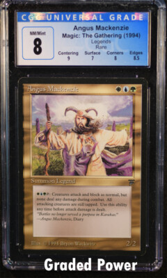 Legends Angus Mackenzie CGC 8 (6003) Magic MTG | eBay
