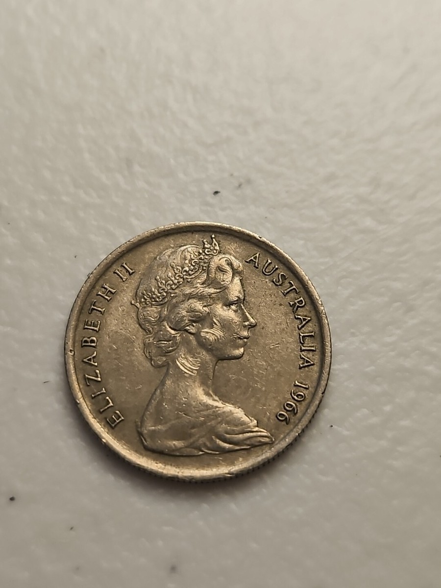 Australia Coin 5 Cents 1966 Elizabeth II Copper-nickel | eBay