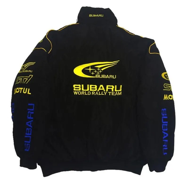 Vintage Subaru World Rally Team Racing Jacket – Iconic Blue