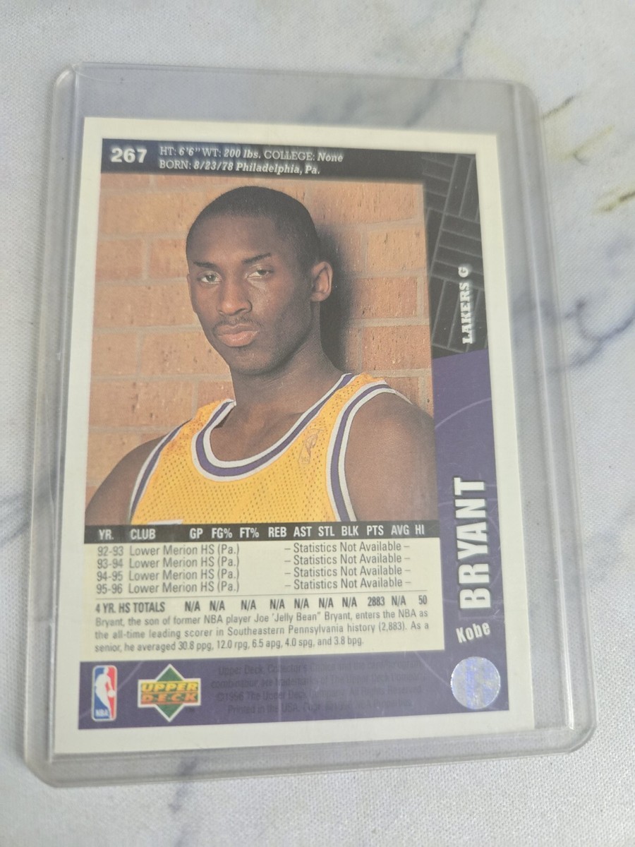 1996 KOBE BRYANT ROOKIE CARD UPPER DECK LAKERS TEAM. | eBay