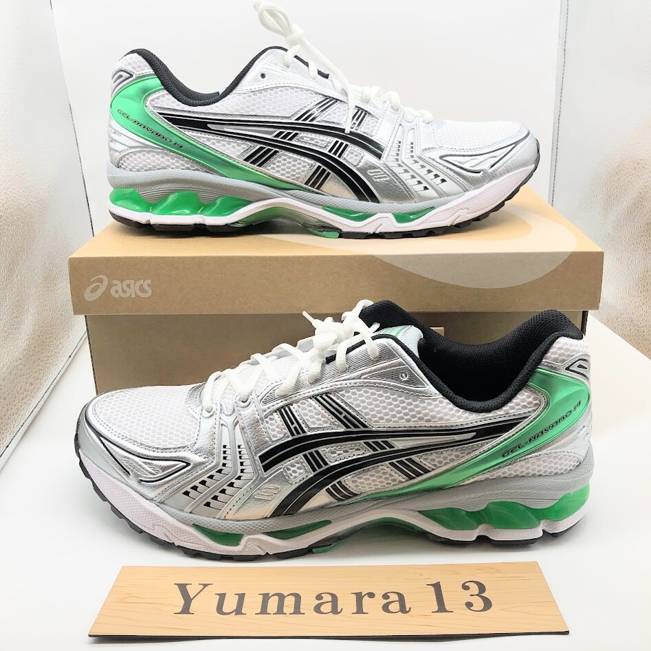 Asics Gel-Kayano 14 White Malachite Green 1201A019-110 Men's Size