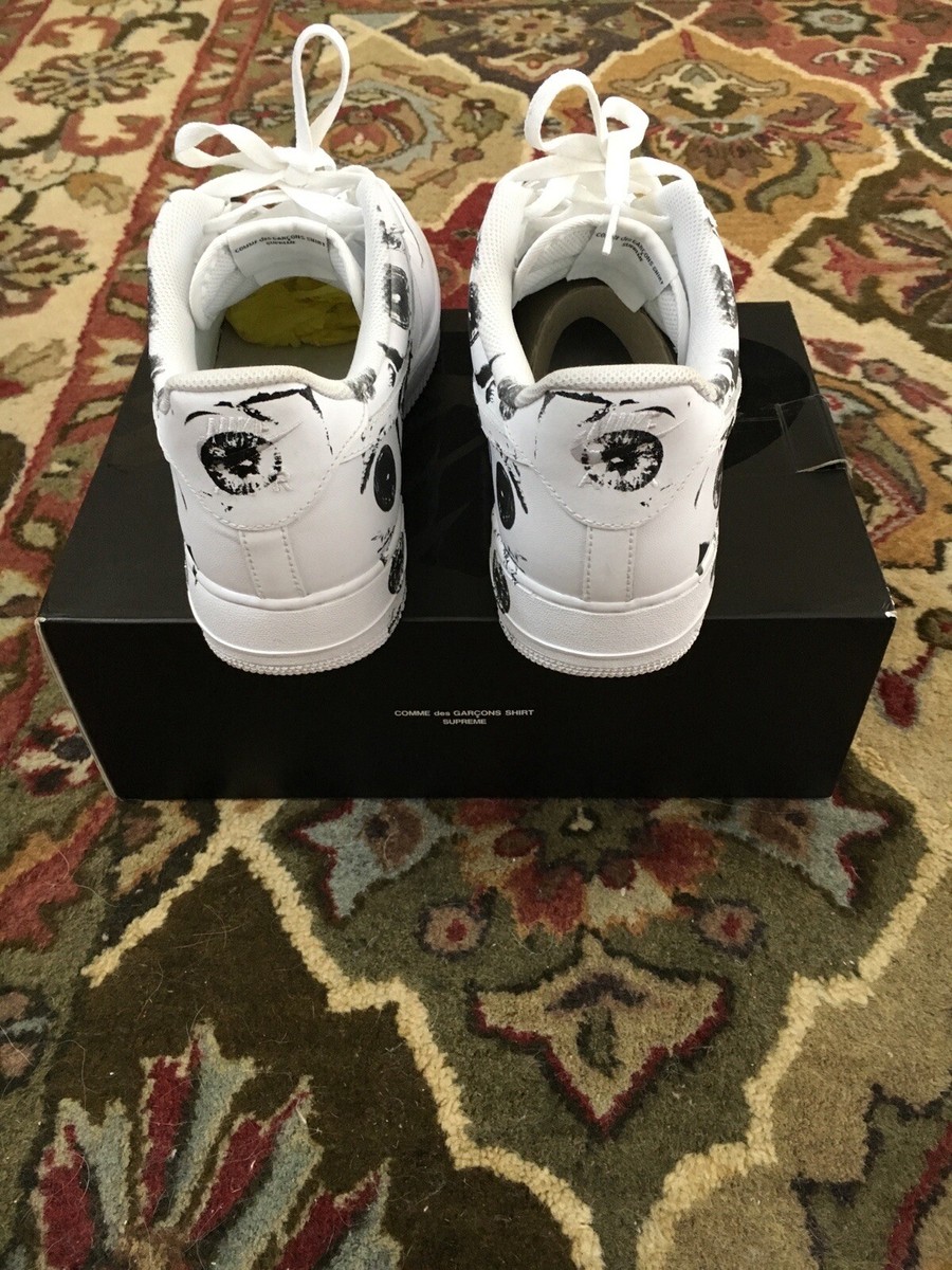 nike air force 1 low supreme x comme des garcons 886912760177| eBay
