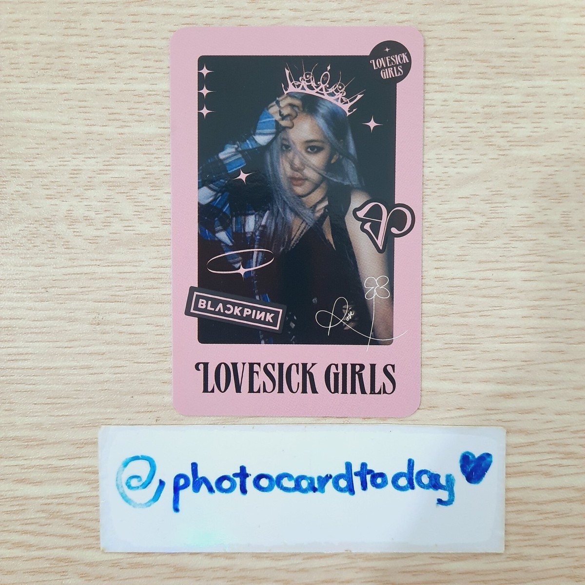 BLACKPINK LOVESICK GIRL PLAYING CARD YG SELECT POB PRE-ORDER