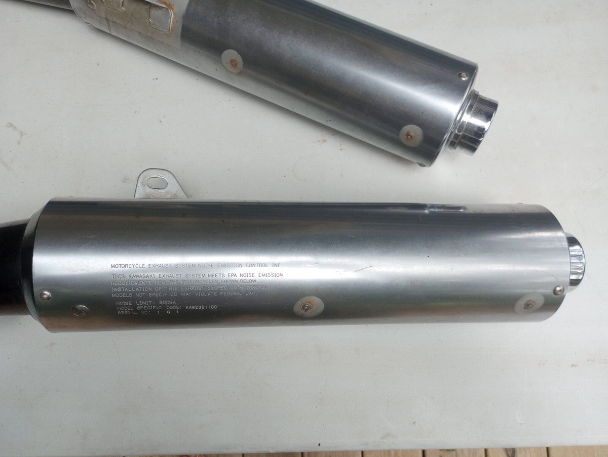 Kawasaki 90-93 ZX1100 Factory Exhaust System KAW2351100 (8719) | eBay