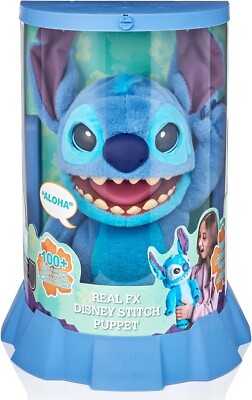 Real FX Stitch Disney Puppet Interactive Plush Toy Brand New