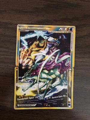 PSA 9 Raikou and Suicune Legend HGSS Unleashed Legend Complete Set