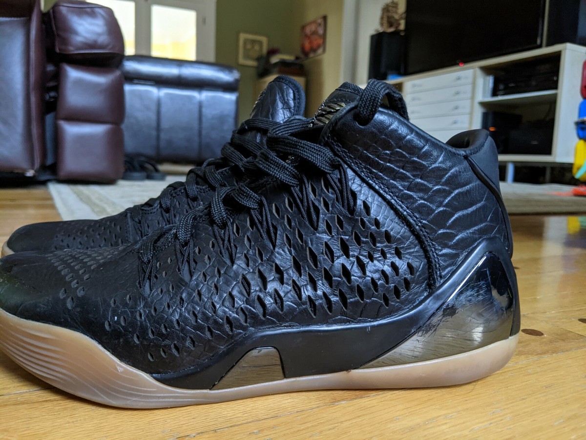 Nike Kobe IX 9 Mid EXT Leather Black Gum 7 Men | eBay