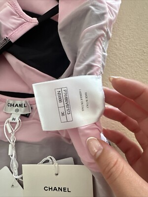 Chanel Coco Beach 24M Swimsuit Stretch Jersey 1 Piece 36 NWT Black