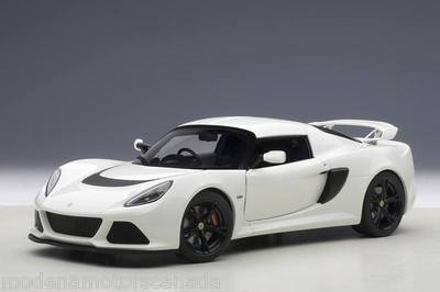 LOTUS EXIGE S WHITE 1:18 by AUTOART 75383 NEW COMPOSITE NEW IN BOX
