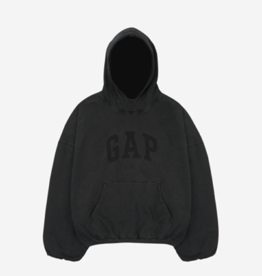 Yeezy Gap Engineered By Balenciaga Dove Hoodie Washed, Black (100