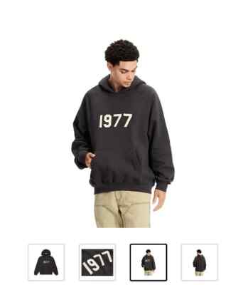 NWT FEAR OF GOD ESSENTIALS HOODIES SS22 1977 