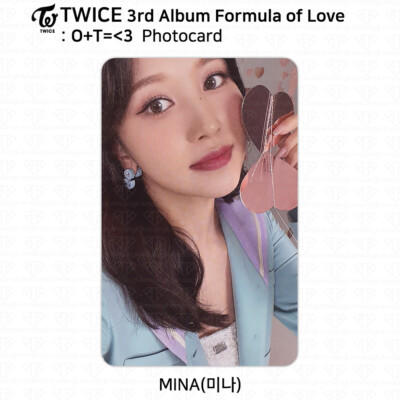 TWICE 3rd Album Formula of Love : O+T= 3 Official Photocard Mina