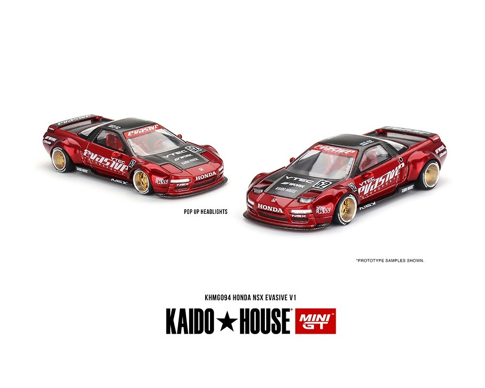 IN STOCK-Kaido House x Mini GT 1:64 Honda NSX Evasive V1 Red | eBay