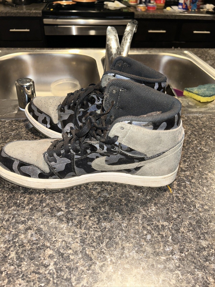 Size 10.5 - Air Jordan 1 Retro Premium High Shadow Camo for sale