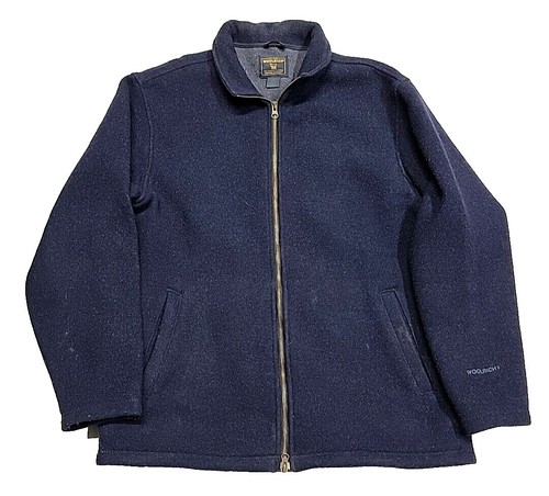Vintage Woolrich Full-Zip Deep Navy 5869 Wool Blend 80's Jacket