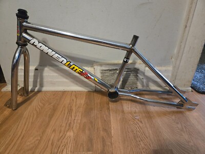 OLD SCHOOL BMX 1993 P38 POWERLITE PRO FRAME FORK HEADSET CHROME