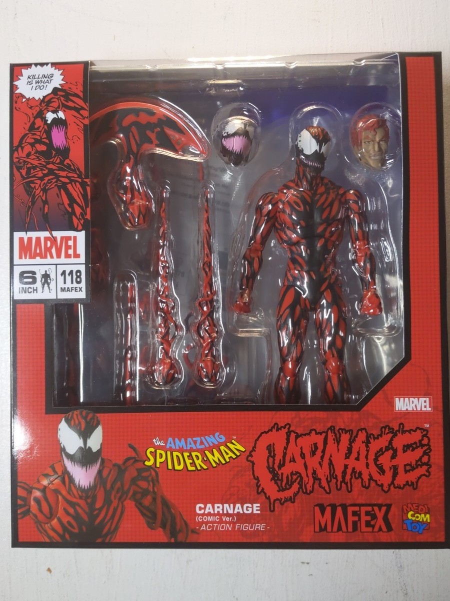 MAFEX No.118 Carnage (Comic Ver.) Reissue Medicom Toy Action